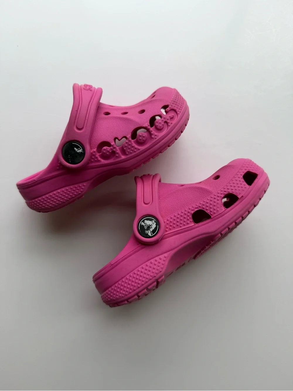 CROCS Kids Pink Classic Clog Sandals 7